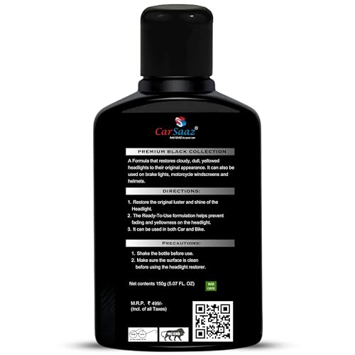 CAR SAAZ Automobiles Headlight Shiner | Headlight Lens Restorer for Car, Bikes and Automobiles (120 ml) - Image 2