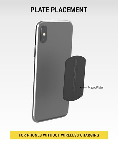 Scosche MAGRKI MagicMount Replacement Metal Plate Kit for Phone, Metal Plates for Magnetic Mount Cell Phone Holder for Car, Universal with All Devices and Phone Case, Black - Image 4