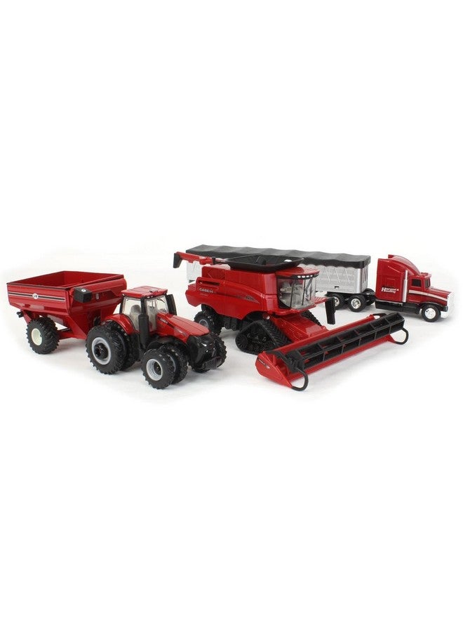 Case IH 1/64 8250 Combine Harvesting Tractor and Truck Set 44384 - Image 5