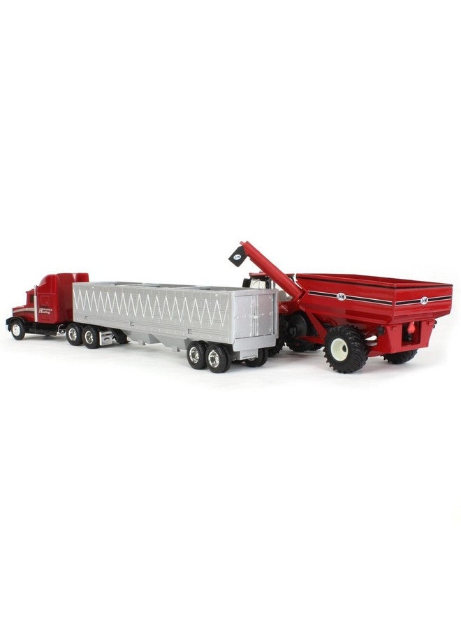 Case IH 1/64 8250 Combine Harvesting Tractor and Truck Set 44384 - Image 4