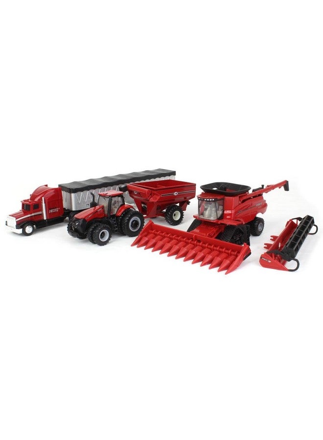 Case IH 1/64 8250 Combine Harvesting Tractor and Truck Set 44384 - Image 1