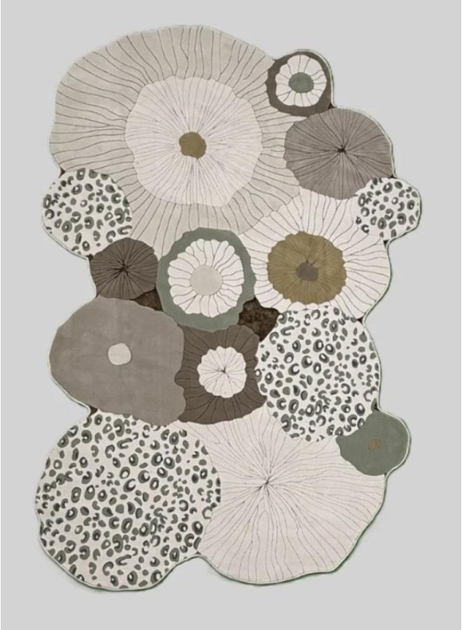 African Blooms Cream Rug