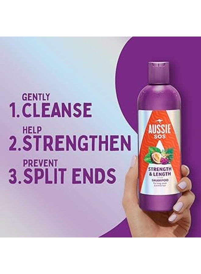 أوسي شامبو أوسي إس أو إس لقوة وطول الشعر 300 مل - Image 3