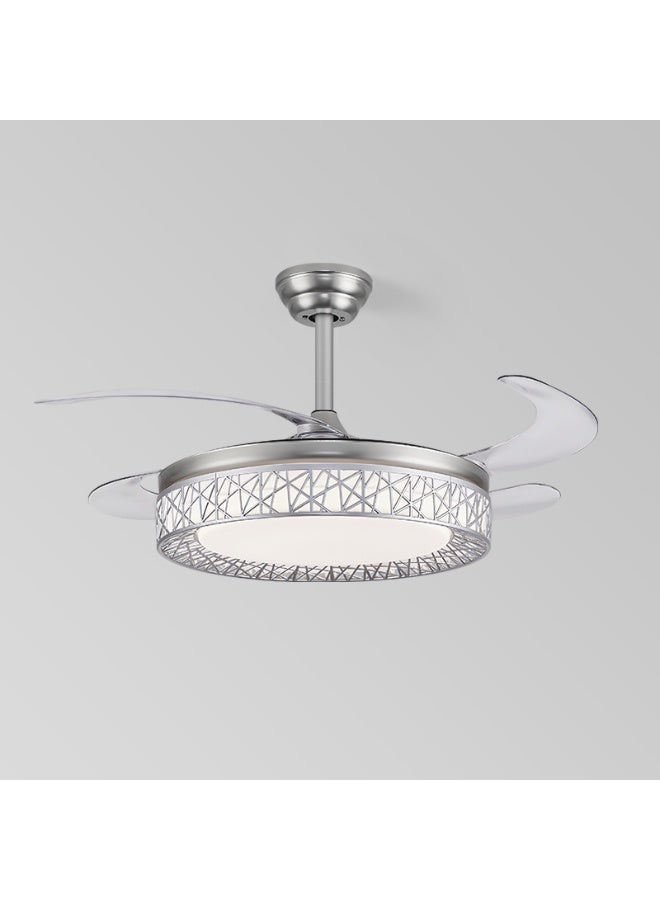 TASVORA Ceiling Fan with LED light kit | remote control | modern blade | noiseless | copper motor | dimming and color temperature adjustment | 3-speed | tricolor adjustable - Image 2