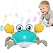 PULASIDO Baby Toys Crawling Crab Infant Tummy Time Toys 3 4 5 6 7 8 9 10 11 12 Baby Toys 612 1218 Months Lightup Musical Walking Sensory Induction Crabs Interactive Toddler 1st Boys Girls Birthday Gifts - Image 2