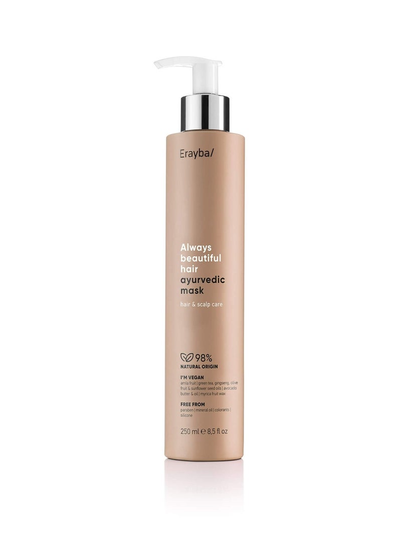 Erayba - Ayurveda Multi Treatment Set Repairs Scalp And Stimulates Hair Growth Shampoo 250ml Mask 250ml Scalp Wash100ml - Image 1