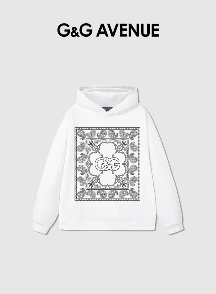 G&G AVENUE Fashion Men's Hoodies Midweight Long Sleeve Pullover Soft Cotton Blend Hooded Sweatshirts  - Image 1