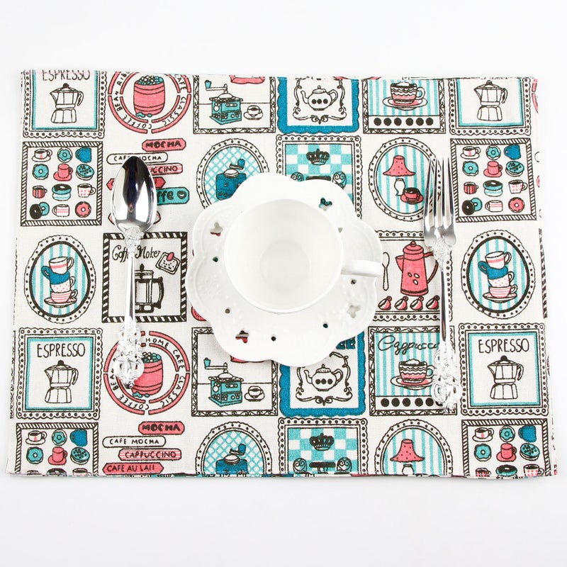 Japanese Whale Lunch Mat For Primary School Students Polyester Cotton Fabric Double Layer Placemat For Children And Students Napkin Insulation Mat Plate Mat - Image 5