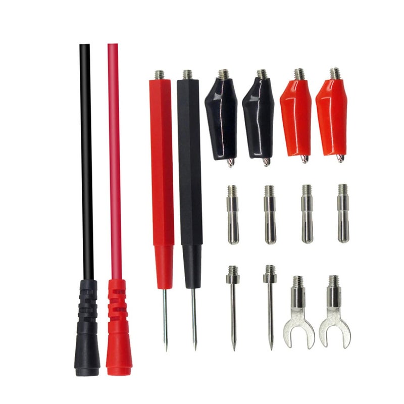 ULTECHNOVO 18pcs Multifunction Banana Cable Test Leads Test Tools Kit for Automotive Ac Dc Multimeter Easy to Use - Image 4