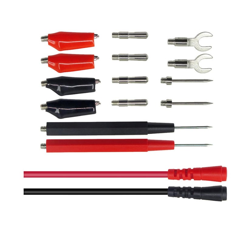 ULTECHNOVO 18pcs Multifunction Banana Cable Test Leads Test Tools Kit for Automotive Ac Dc Multimeter Easy to Use - Image 5