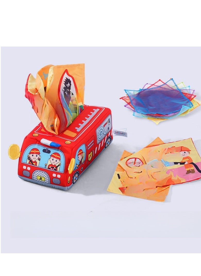 Jollybaby Tissue Box Drawing Fun - Finger Grip Training - Baby Paper Drawing Toy Early Education Puzzle  - Image 1