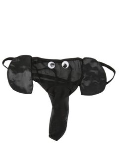 KASTWAVE Men Lingerie G-String Low-Waistline T-Back Thongs Underwear Elephant Pants Briefs Bottom (3 PCS, One Size)  - Image 2