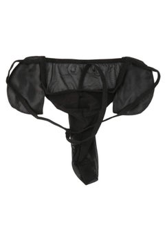 KASTWAVE Men Lingerie G-String Low-Waistline T-Back Thongs Underwear Elephant Pants Briefs Bottom (3 PCS, One Size)  - Image 3
