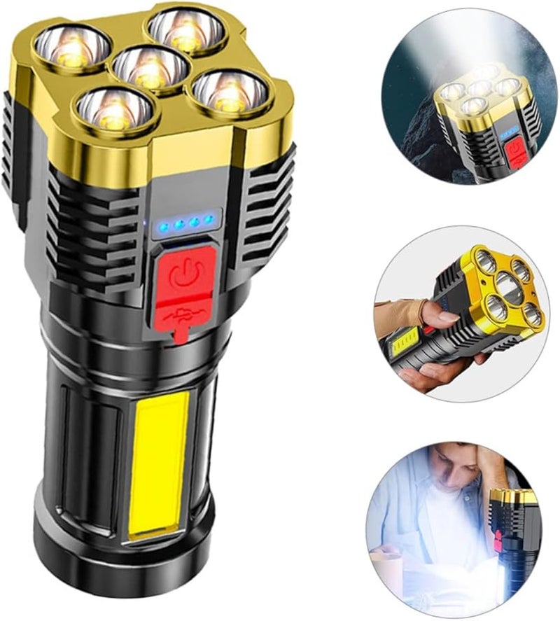 Rechargeable LED Flashlight for Outdoor Camping Emergency Car Maintenance - Image 4