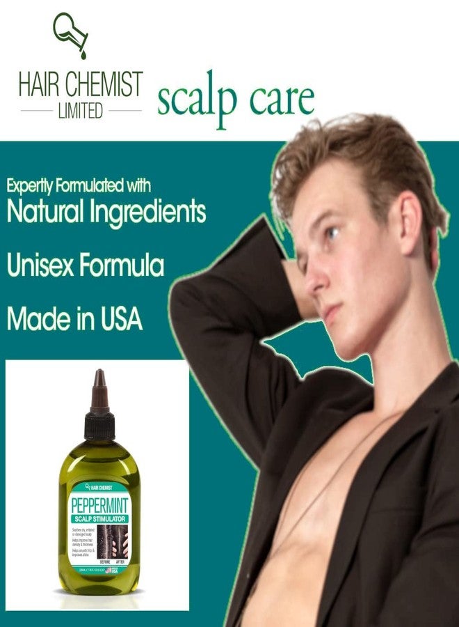 Hair Chemist Peppermint Scalp Stimulator 7.1 oz. - Scalp Leave in Mint Scalp Treatment and Scalp Moisturizer, Natural Scalp Treatment for Women & Men - Image 4