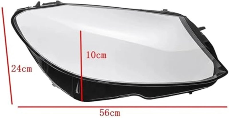 QASULER Headlamp Lens Cover for W205 Models - Image 4