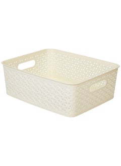 Aristo Aristo Plastic Storage Basket With Lid 8 ltr (33 x 26.5 x 11.5 CM), medium (SOLITAIRE 333 With Lid)  - Image 1
