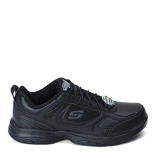 Skechers Men's Dighton Athletic Work Food Service Shoe, Black, 11.5 Wide - Image 4