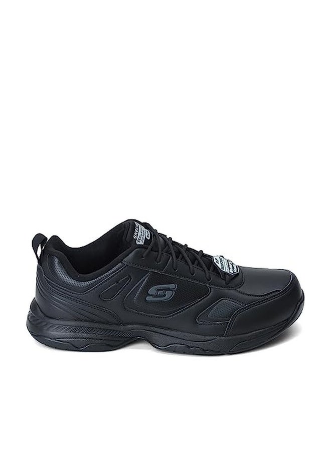 Skechers Men's Dighton Athletic Work Food Service Shoe, Black, 11.5 Wide - Image 1