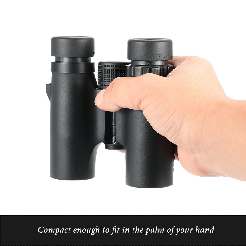 10X26 Waterproof Compact Binocular BaK4 Roof Prism Wide Angle Powerful Zoom Binoculars Outdoor Portable Lightweight Birdwatching Hunting Telescope - Image 2