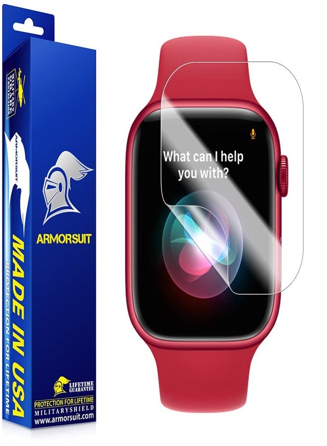 ArmorSuit 8 Pack for Apple Watch 7 41mm Screen Protector MilitaryShield HD Clear Film - Made in USA - Image 1