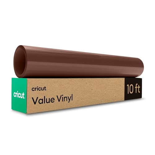 Cricut® Value Permanent Vinyl, Brown (12 in x 10 ft) - Image 1