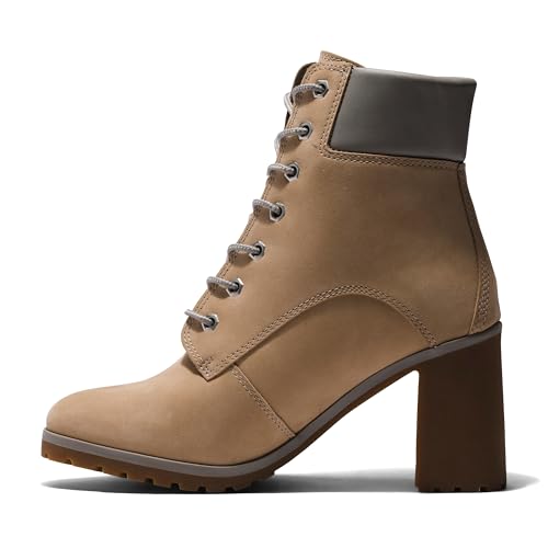 Timberland Women's Allington Lace-Up 6-Inch Boots, Pure Cashmere, 9 Medium - Image 2