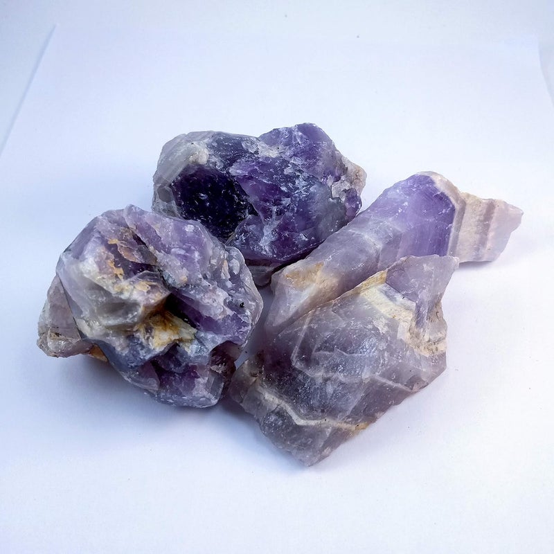 Rocksmins حجر كريستال خام 50 جرام أجات أمازونيت أميثيست كالسيت تشالcedony فلوريت مريم غارنيت جاسبر كيانيت لابرادوريت أونيكس بايريت كوارتز كريستال وردي أحمر حليبي مدخن سيلينيت عين النمر وتورمالين - Image 2