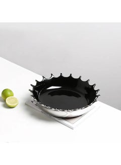 ebarza Chrome Look Ceramic Decorative Bowl Fd-D22147  - Image 2