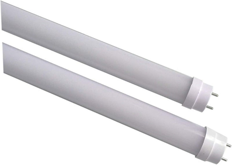 3 قطع لمبة LED 10 واط 2835SMD أنبوب فلورسنت T8 طول 60 سم LED (3000ك (أبيض دافئ)، شفاف)