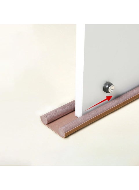Pack of 2 Under Door Draft Stopper Guards, Adjustable Twin Home Soundproof and Dust-Proof Seal Strips, Energy Efficient Door Seal, Prevents Drafts, Noise, and Dirt, Easy to Install, Ideal for Home, Office, and Apartment Use.