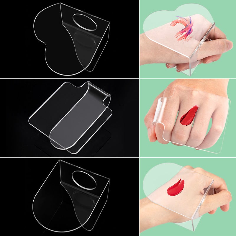Acrylic Nail Art Palette Set – Transparent Painting Tool for General Use - Image 2