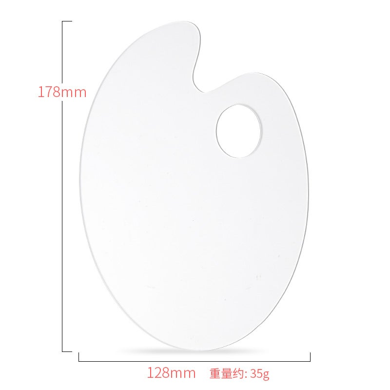 Acrylic Nail Art Palette Set – Transparent Painting Tool for General Use - Image 1