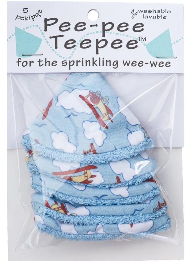 Beba Bean Beba Bean The Peepee Teepee for the Sprinkling WeeWee: 5 Aeroplanes in Cellophane Bag  - Image 2