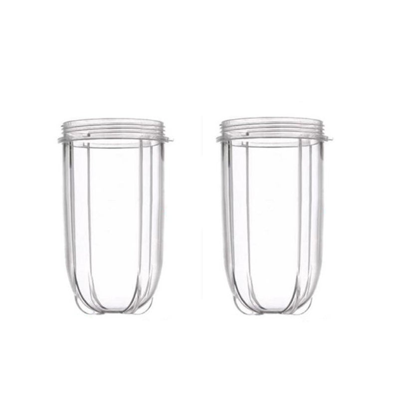 Sduck Magic Bullet Replacement Cups 2 PCS Replacement 16 Ounce Jar Cups Fit For 250W Magic Bullet MB1001 Series Juicer Mixer