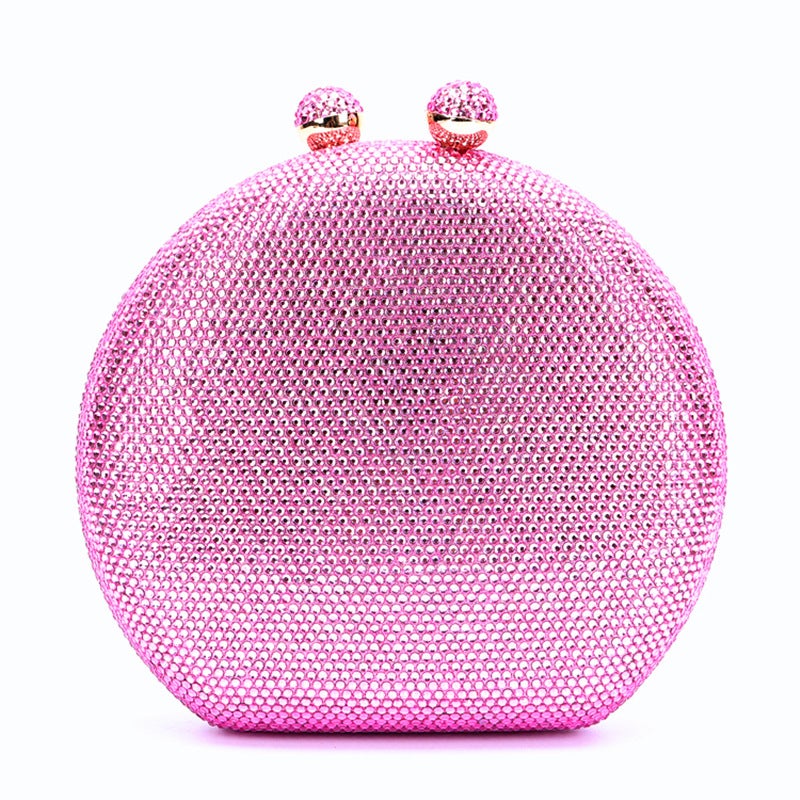 Ethnic Minority Flower Pattern Rhinestone Wedding Evening Bag Crystal Rhinestone Women'S Shoulder Hand Evening Bag - Image 1