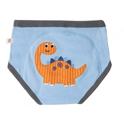 ZOOCCHINI Toddler 3-Pack Potty Training Pants - Soft Organic Cotton Underwear with Absorbent Padding and Fun Designs, Jurassic Pals, 3-4 Years - Image 5