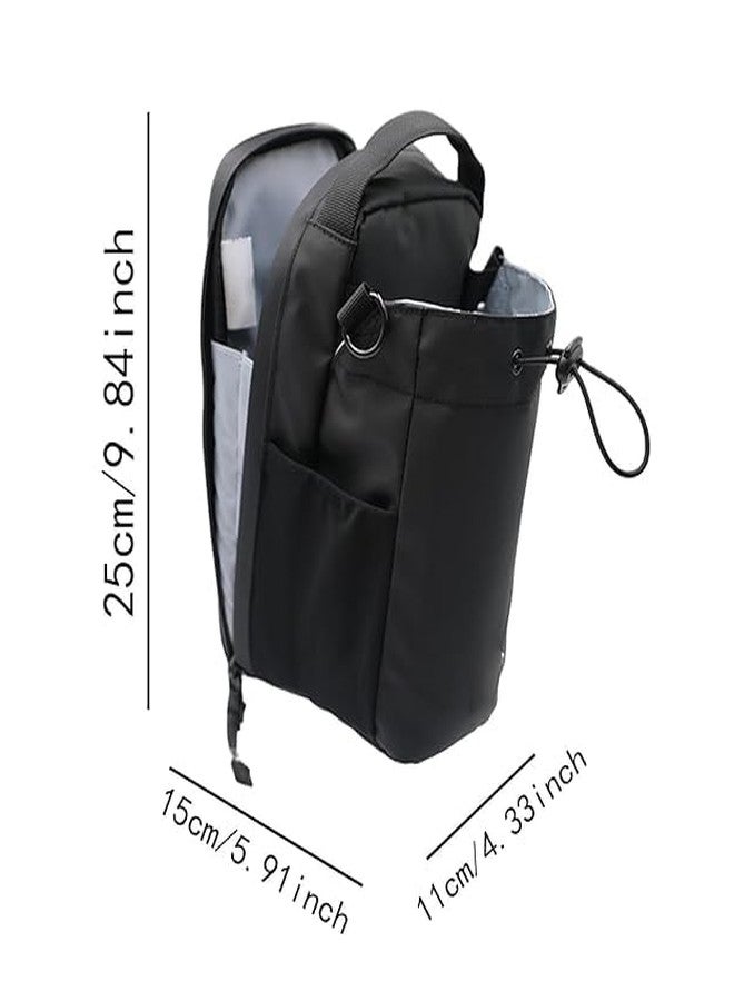 Jitaharay Magnetic Gym Bottle Holder Bag with Storage Pockets and Zippered Compartments - Image 2