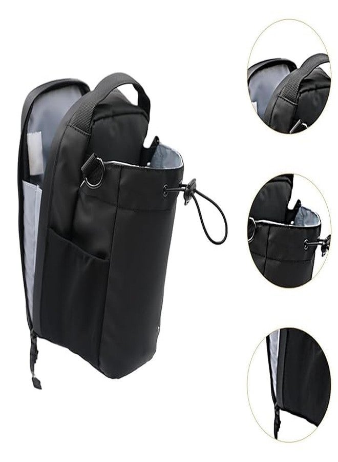 Jitaharay Magnetic Gym Bottle Holder Bag with Storage Pockets and Zippered Compartments - Image 3