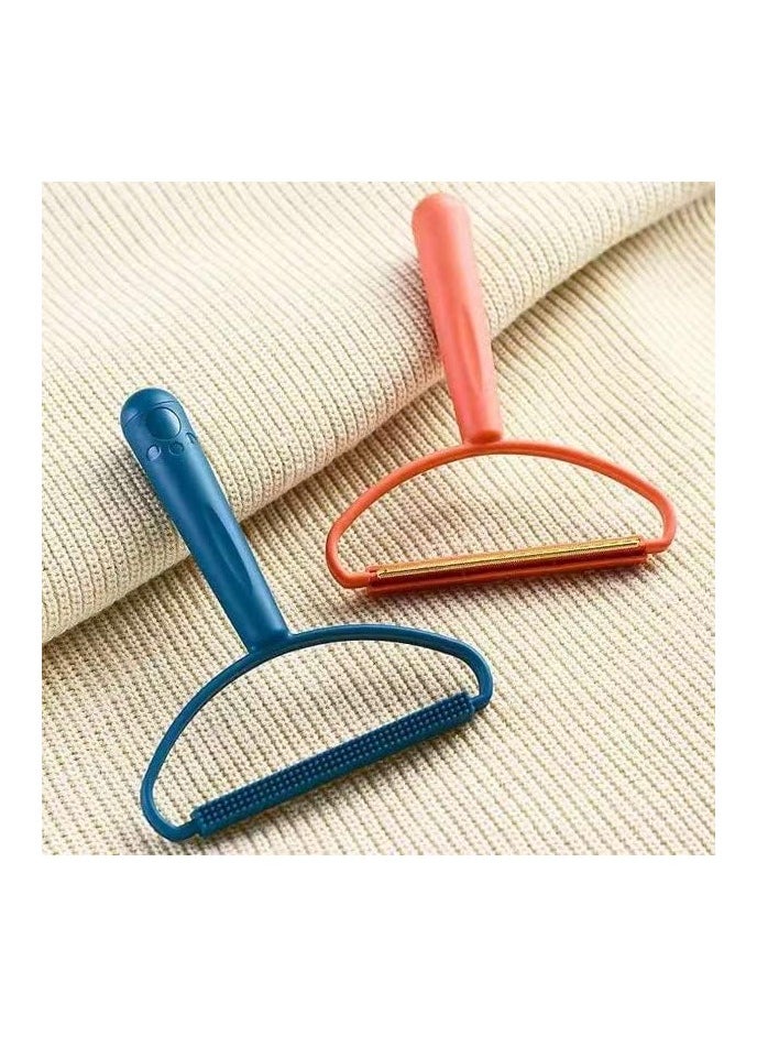 Spaceshoop - Lint removal tool for clothes and fabrics  double sided  portable  easy to use lint ripper for clothes  pet hair  sofas  and winter clothes - Image 1