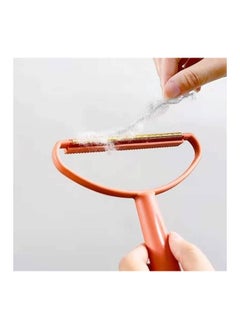 Spaceshoop Lint removal tool for clothes and fabrics  double sided  portable  easy to use lint ripper for clothes  pet hair  sofas  and winter clothes  - Image 4