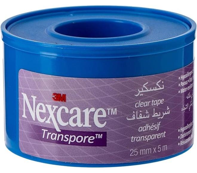 3M Nexcare Transpore Tape 25Mm X 5M 1Pc - Image 1