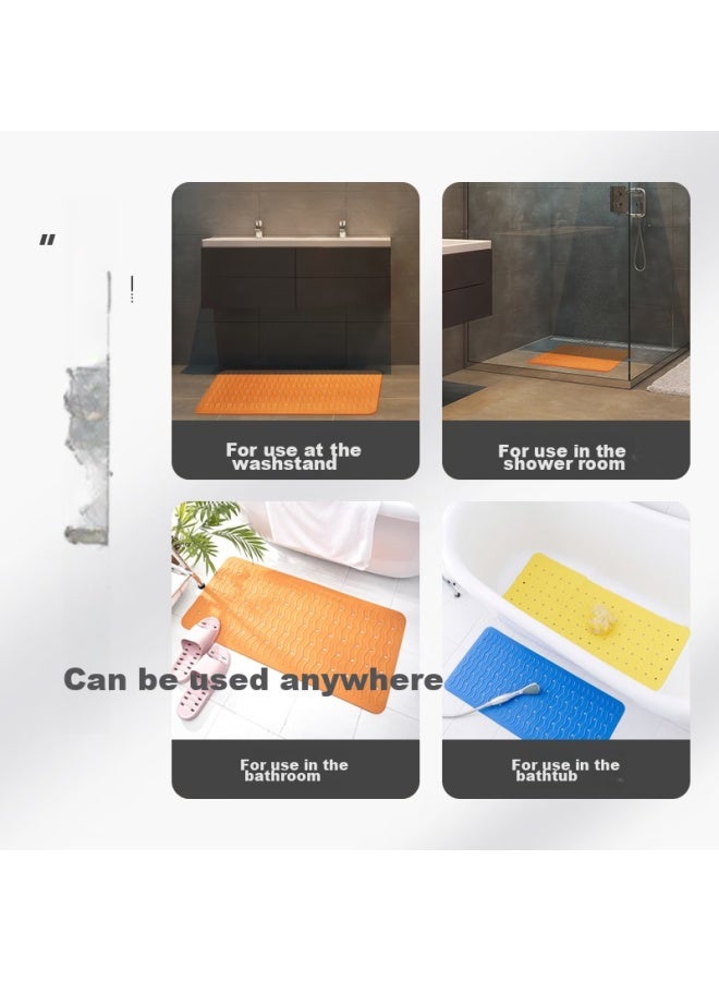 Ridder German Imported Bathroom Non-slip Mat, Foot Mat, Bathroom Floor Mat, Orange Hollow Design, 38*80cm - Image 5