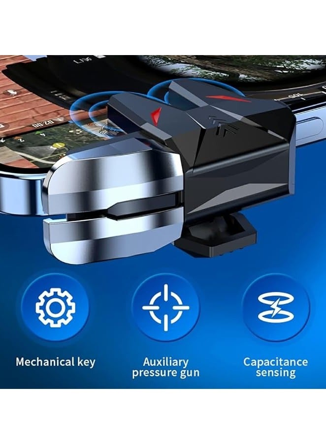 راكسوم وحدة تحكم ألعاب بروماس PUBG Mobile Trigger 4 Triggers L1R1 L2R2، عصا تحكم للألعاب متوافقة مع الهاتف المحمول و[زوج واحد]  - Image 4