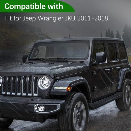 MINETPS 68088040AA Hard Top Roof Seal, Sunroof Rubber Strip Seal Fit for Jeep Wrangler JK Unlimited 2011-2016 w/ 4 Doors, Header Weatherstrip Seal Replace 68088040AB - Image 5