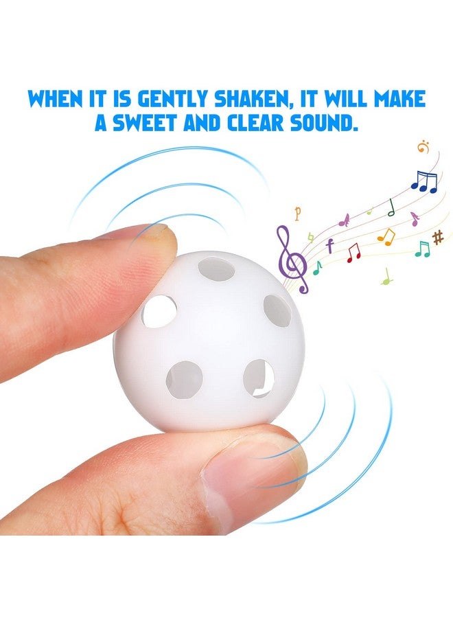 Toddmomy 50Pcs Rattle Balls Inserts Rattle Box Repair Doll Noise Maker Noise Maker Insert Rattle Toy For Baby Pet Toy Animal Puppet Doll 28Mm - Image 2