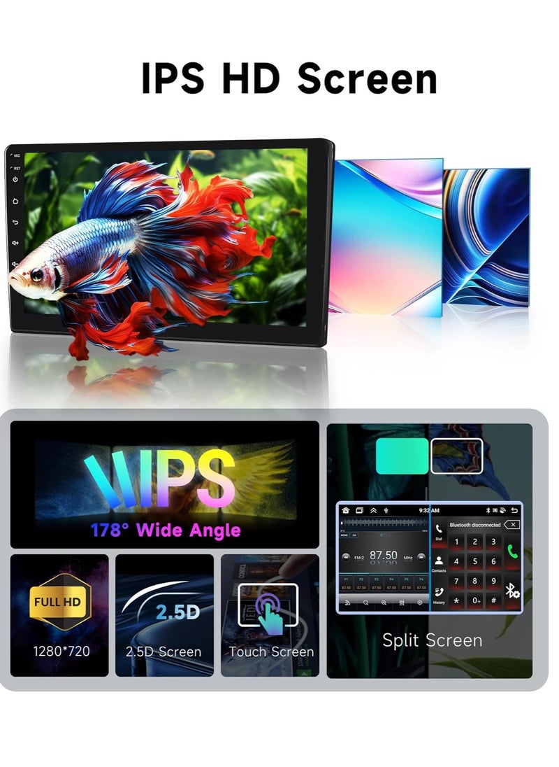 Generic - [8 CORE 4G+64G] for Honda Civic 2012-2015 Car Radio with Wireless Carplay/Android Auto, 9 Inch Android 13 IPS Touch Screen Car Stereo, Bluetooth, GPS Navi, WiFi, SWC, DSP + Backup Camera - Image 1