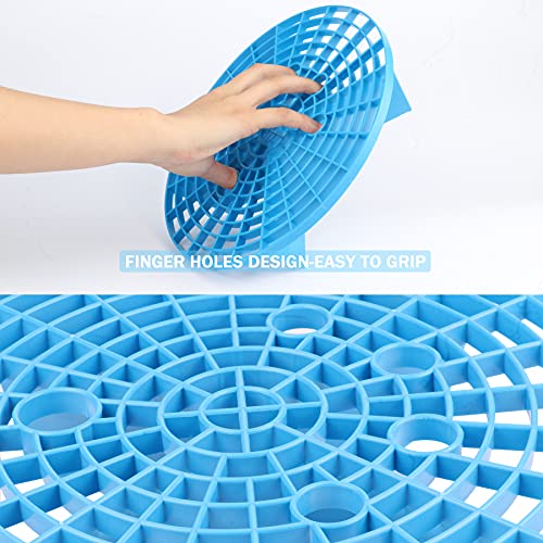 amiss دلو غسيل السيارات 2 حزمة، أداة غسيل السيارات ومجموعات التفاصيل، أداة دلو لمنع الخدوش، ملحقات داخلية وخارجية للسيارة، تناسب 10.2 بوصة - أزرق - Image 2