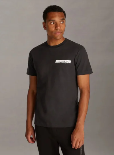 CALVIN KLEIN Ny Regular Fit T-Shirt With Chest Box Logo