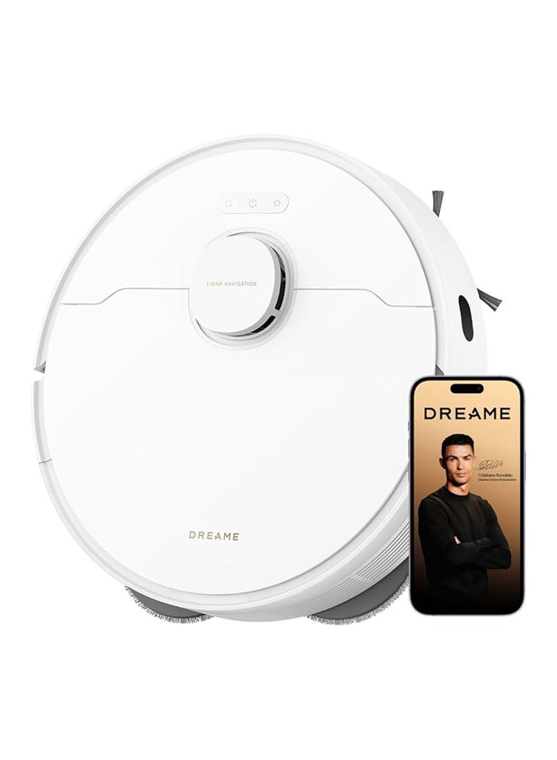 Dreame L10S Pro Gen 2 Robot Vacuum Cleaner And Mop, 7,000 Pa Suction Power, Automatic Mop Lifting, Ultrasonic Carpet Detection, Siri Compatibility, Dreamehome App, Pet Hair, Hard Floors, And Carpet 2400 W L10s PRO GEN 2 White - Image 1